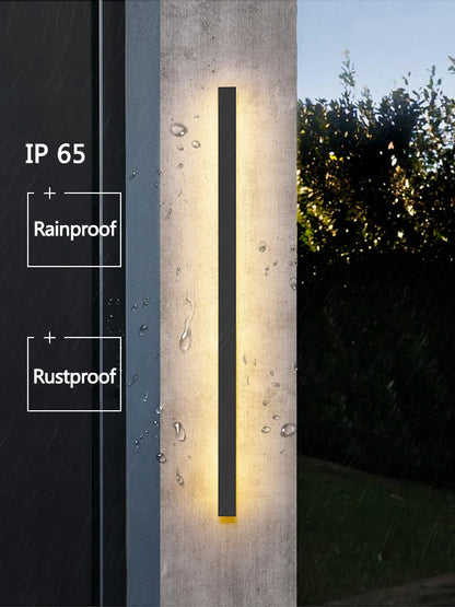 Lampada da Parete per Esterni Impermeabile con Striscia Led Ip65 Illuminazione per Giardino Scale e Soggiorno