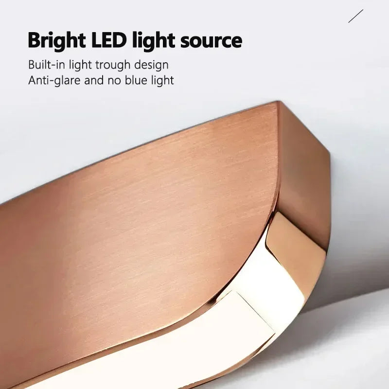 Lampada LED Circolare Sospesa Moderna Oro Rosa Bianco Nero Per Soggiorno E Sala Da Pranzo