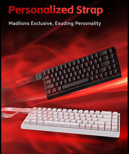 MADLIONS Mad 60he Mad60HE Mad 68HE Tastiera meccanica Interruttore magnetico Wired Hot Swap 8K Velocità di traina Tastiera da gioco personalizzata