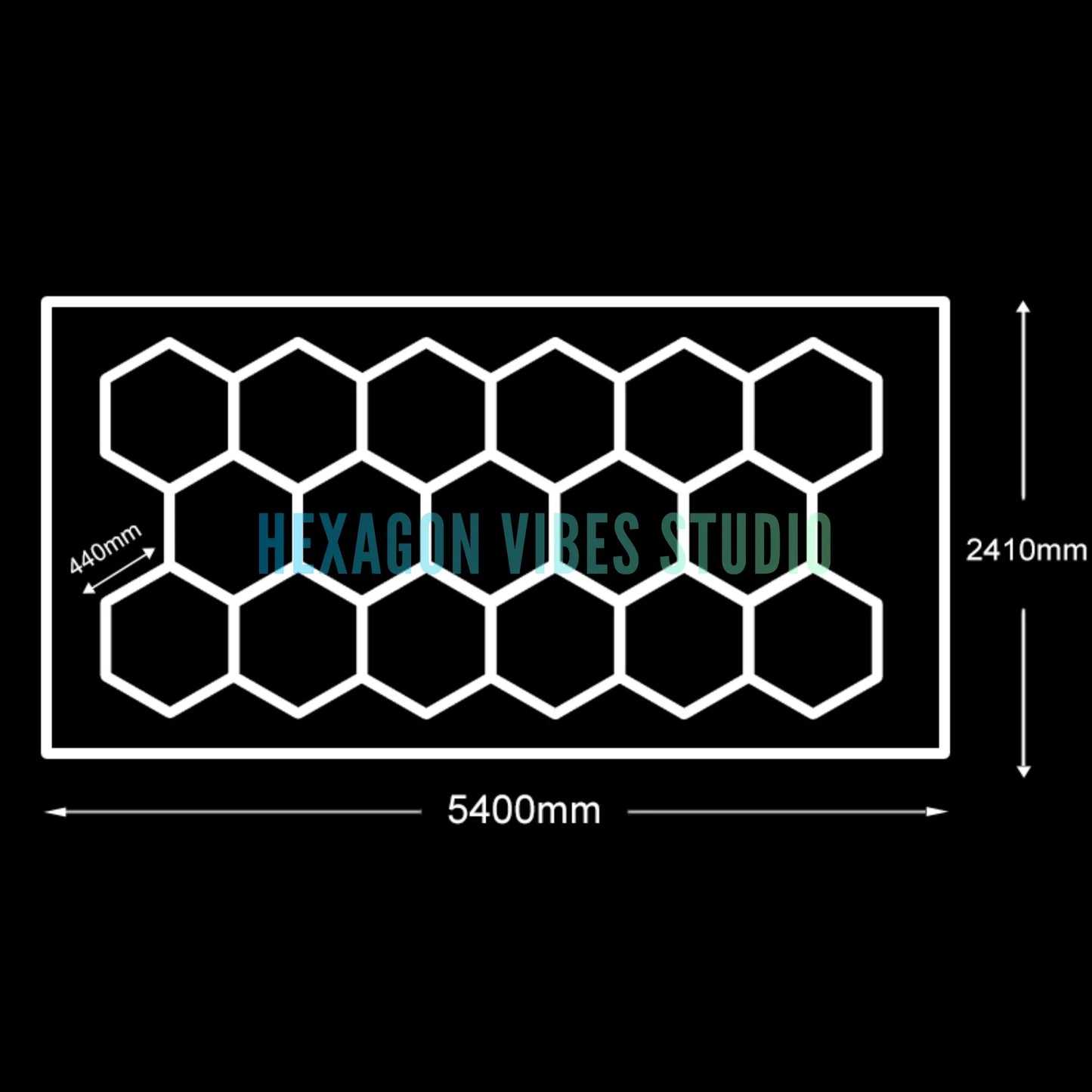 Luce Led Esagonale Da Soffitto 6500K Ultra Luminosa 2000 Lumen Per Garage Seminterrato E Palestra Casa 50000 Ore
