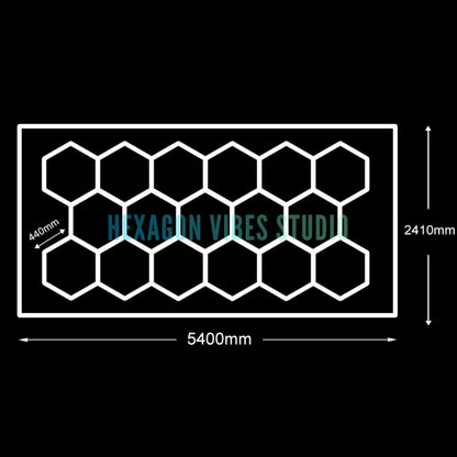 Luce Led Esagonale Da Soffitto 6500K Ultra Luminosa 2000 Lumen Per Garage Seminterrato E Palestra Casa 50000 Ore