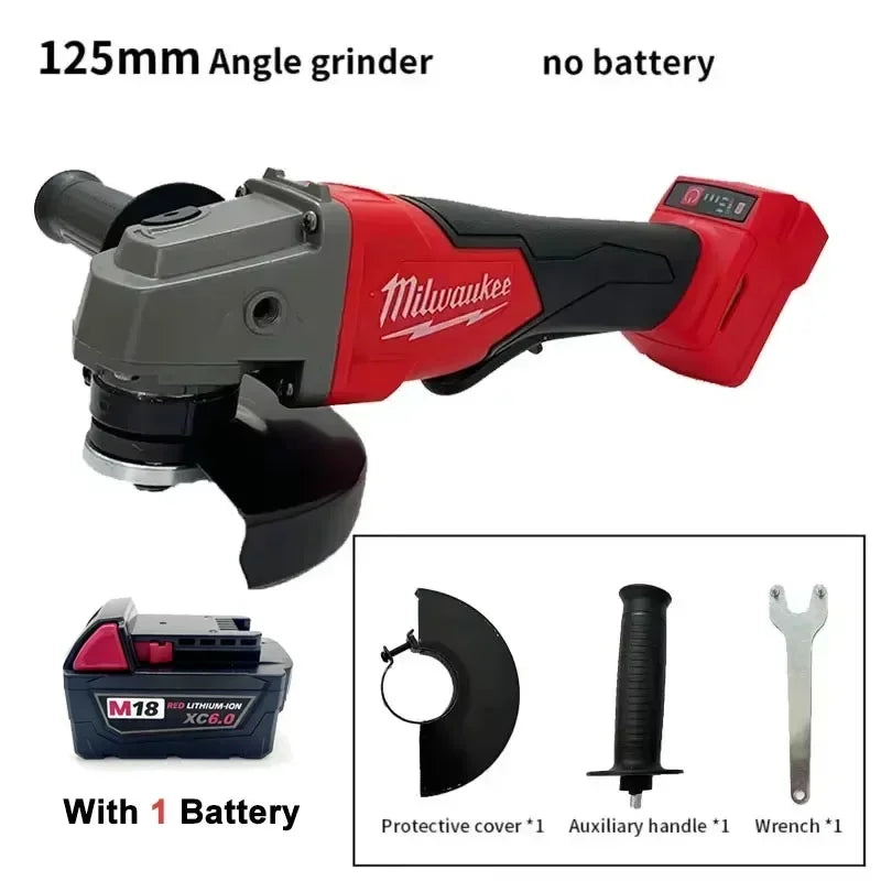 Milwaukee Kit Utensili 18V Trapano Avvitatore Percussione Smerigliatrice Angolare Sega Circolare Brushless