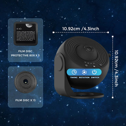 Proiettore Stellare 13 in 1 Per Camera Da Letto Galaxy Aurora Notturno Luce Diffusa Per Bambini e Adulti