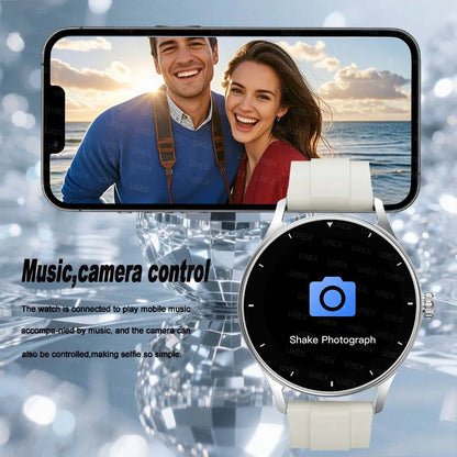 Orologio Intelligente Alla Moda Con Schermo Da 1,55 Pollici Hd Controllo Chiamate Bluetooth E Monitoraggio Attività