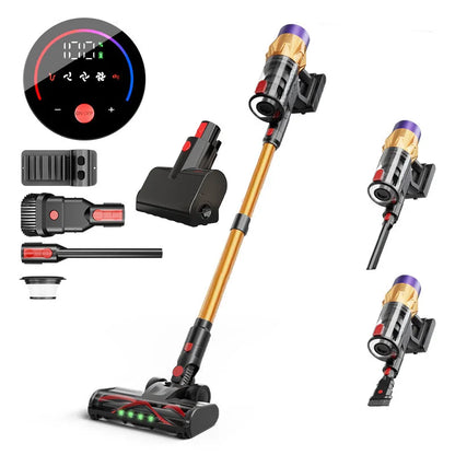 Ideach V18 Aspirapolvere Senza Fili Portatile Per La Casa Con Batteria Rimovibile 550W Controllo Touchscreen