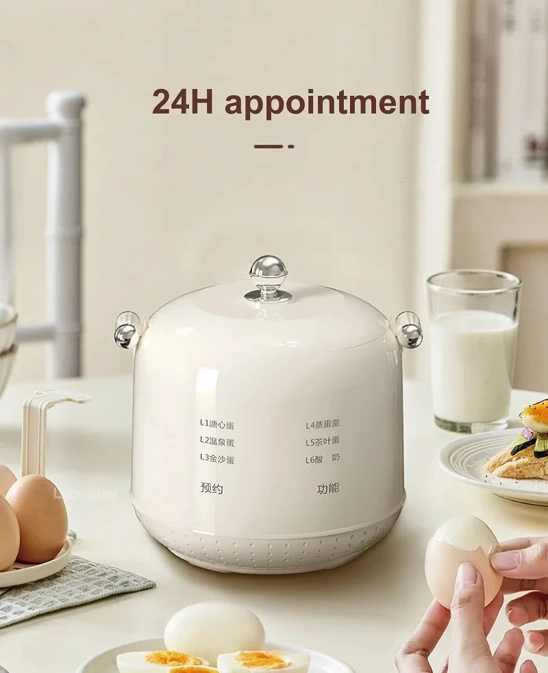Cuociuova Elettrico Intelligente Multifunzionale 300W Capacità 4 6 Uova Per Colazione Compatto 220V