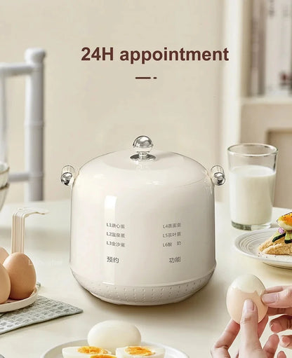 Cuociuova Elettrico Intelligente Multifunzionale 300W Capacità 4 6 Uova Per Colazione Compatto 220V