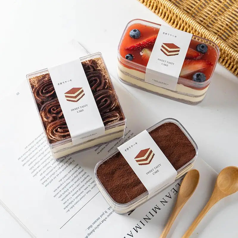 Scatole Trasparenti In PP Con Coperchio Per Conservare Biscotti E Snack Confezioni Per Prodotti Da Forno