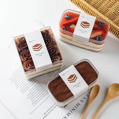 Scatole Trasparenti In PP Con Coperchio Per Conservare Biscotti E Snack Confezioni Per Prodotti Da Forno