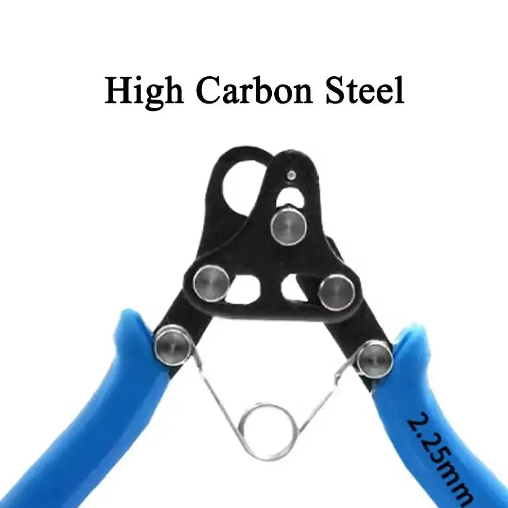 Set di pinze per filo da 1,5/2,25/3 mm per avvolgimento del filo, riparazione di flessioni, strumento per la creazione di gioielli, pinze a becchi tondi per avvolgimento di anelli metallici