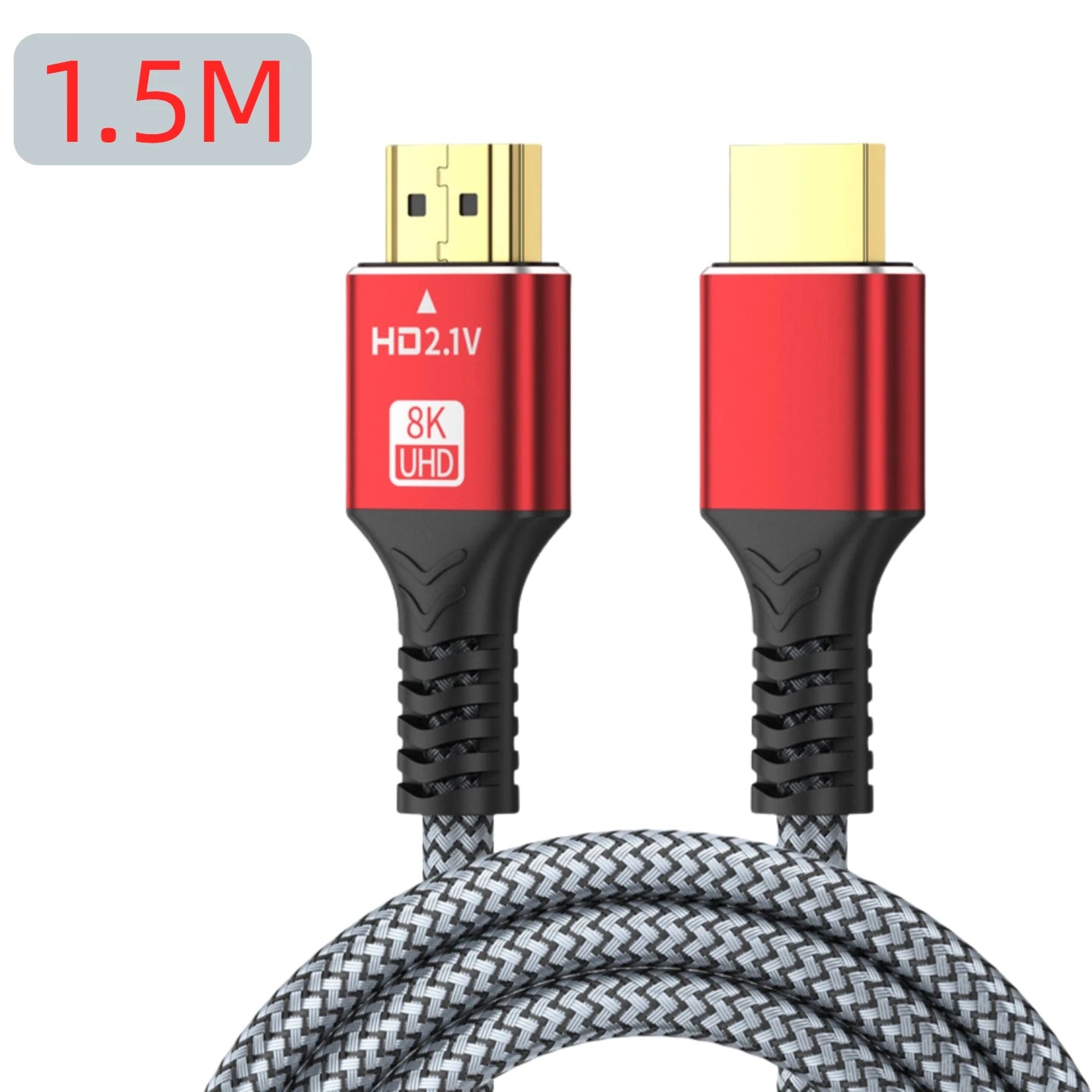 Uyellow 48Gbps Cavo compatibile HDMI 8K 60Hz 50cm 1m 2m 3m 5m Cavo 2.1 compatibile HDMI 4K 120Hz HDR Video con effetti 3D per PC HDTV
