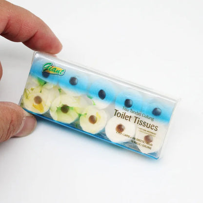 Rotolo Di Carta Igienica In Miniatura Scala 1 12 Per Casa Delle Bambole Accessorio Decorazione Bagno Giocattolo