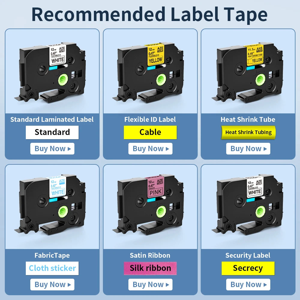 Etichettatrice Industriale Portatile 203 Dpi Compatibile Con Stampante Per Tubi Termorestringenti E Avvolgimento Cavi