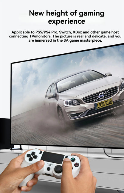 Uyellow 48Gbps Cavo compatibile HDMI 8K 60Hz 50cm 1m 2m 3m 5m Cavo 2.1 compatibile HDMI 4K 120Hz HDR Video con effetti 3D per PC HDTV