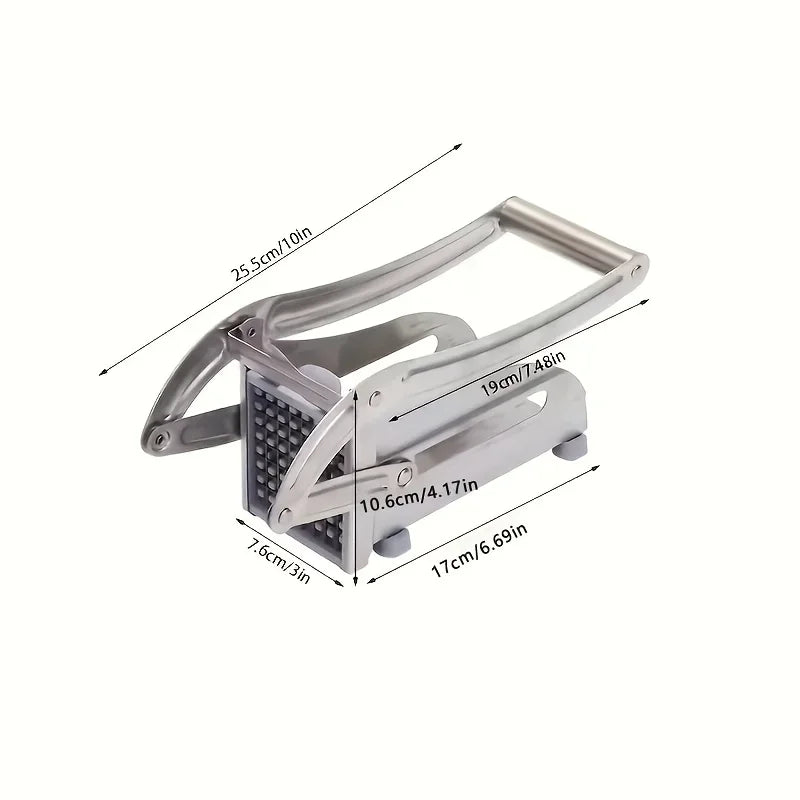 Set Utensili Da Cucina In Acciaio Inox Per Frutta Verdura Affettatrice Taglia Patatine E Tritatutto