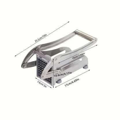 Set Utensili Da Cucina In Acciaio Inox Per Frutta Verdura Affettatrice Taglia Patatine E Tritatutto