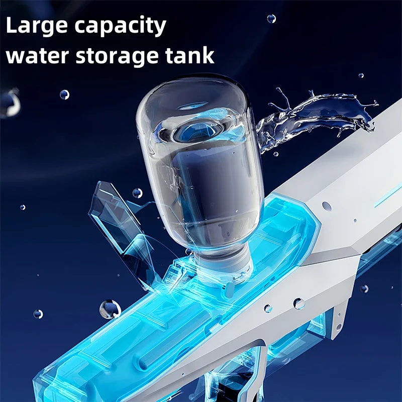 Pistole ad acqua elettriche per adulti Potente spruzza d'acqua automatica Aspirazione d'acqua Blasters Estate Giocattolo da spiaggia all'aperto per ragazzi Regalo per bambini