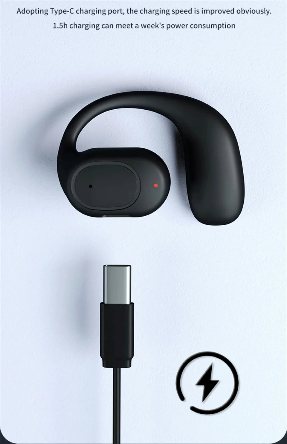 Auricolari Bluetooth Cuffie Wireless con Microfono Integrato Cancellazione Attiva del Rumore Vivavoce Impermeabili