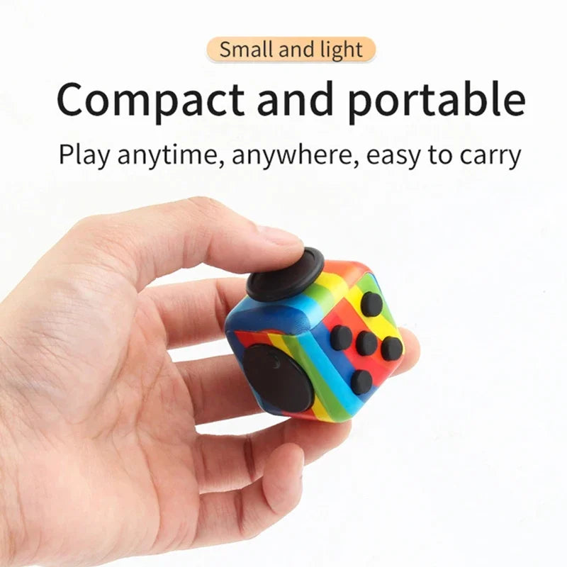 Dadi Di Decompressione Fidget Monocolore Per Sollievo Dallo Stress Rilascio Ansia Adulti E Bambini