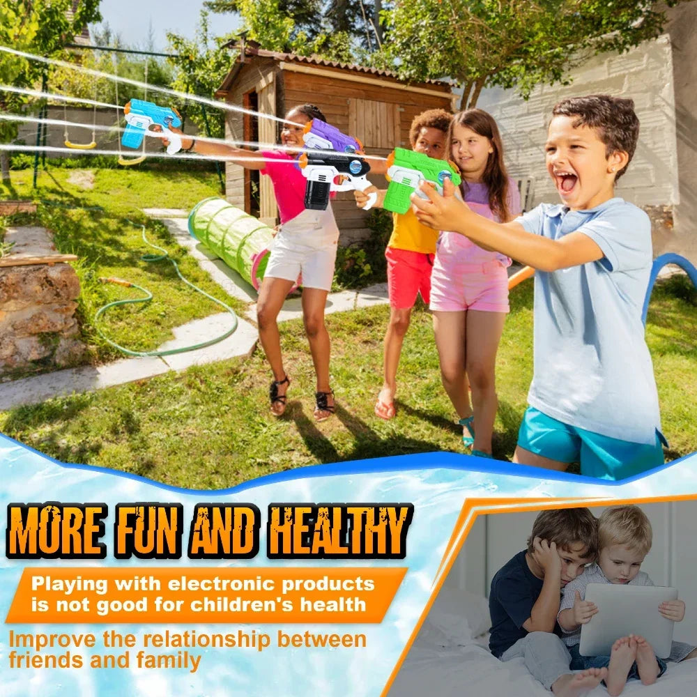 Pistola Ad Acqua Per Bambini 300ml Giocattolo Spiaggia Esterno Estate Mare All Aperto