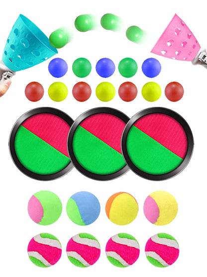 Set Lancio E Cattura Palline Per Giochi All Aperto Per Bambini 3 A 6 Anni Interattivi Genitore Figlio