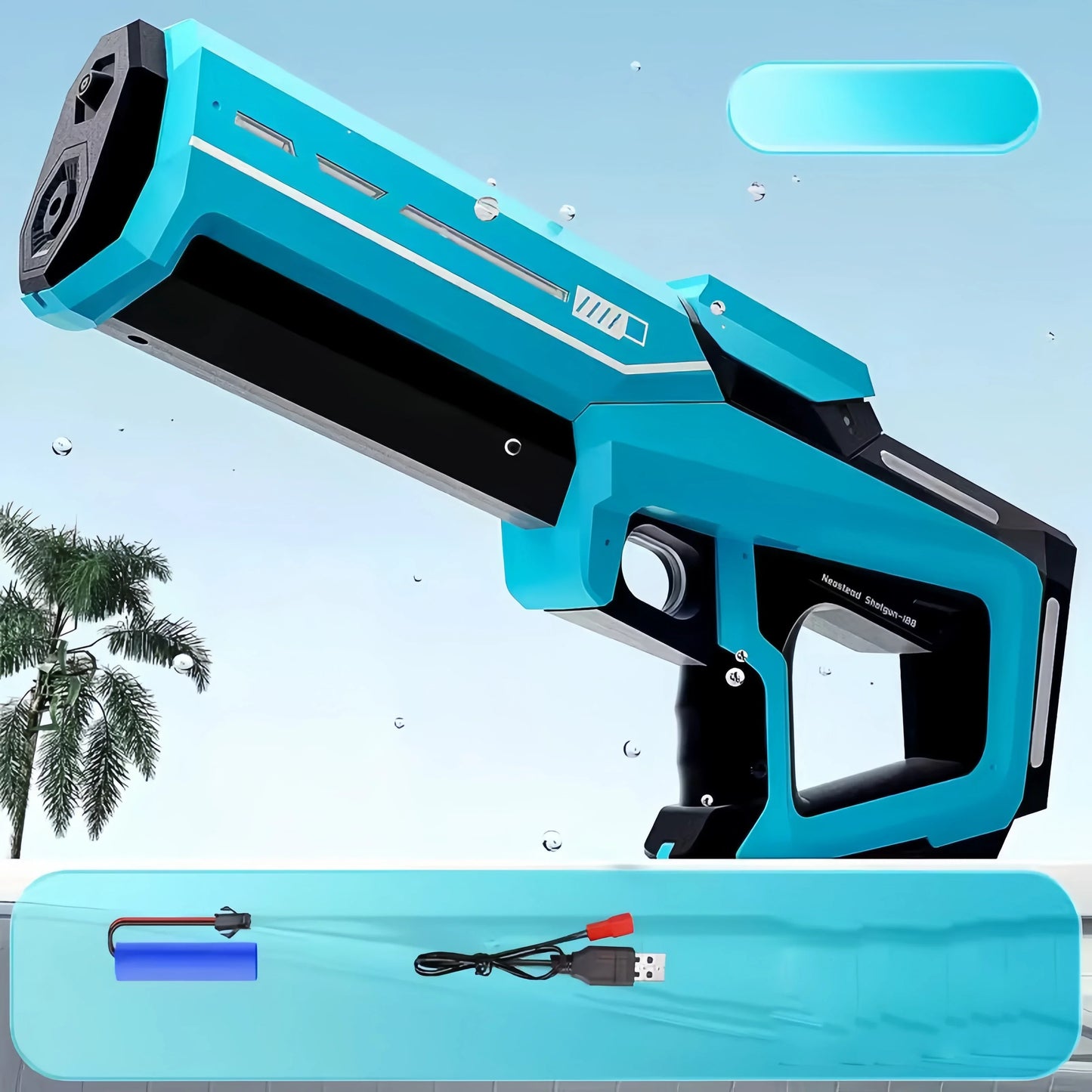 Pistole ad acqua elettriche per adulti Potente spruzza d'acqua automatica Aspirazione d'acqua Blasters Estate Giocattolo da spiaggia all'aperto per ragazzi Regalo per bambini