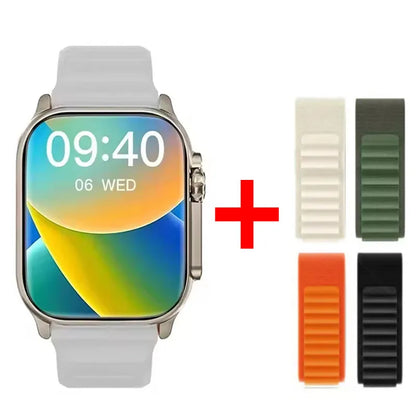 Nuovo Smartwatch 2026 Watch 10 Ultra 49mm con NFC, GPS, Chiamate Bluetooth, Musica BT, Giochi e Ricarica Wireless per Uomo e Donna