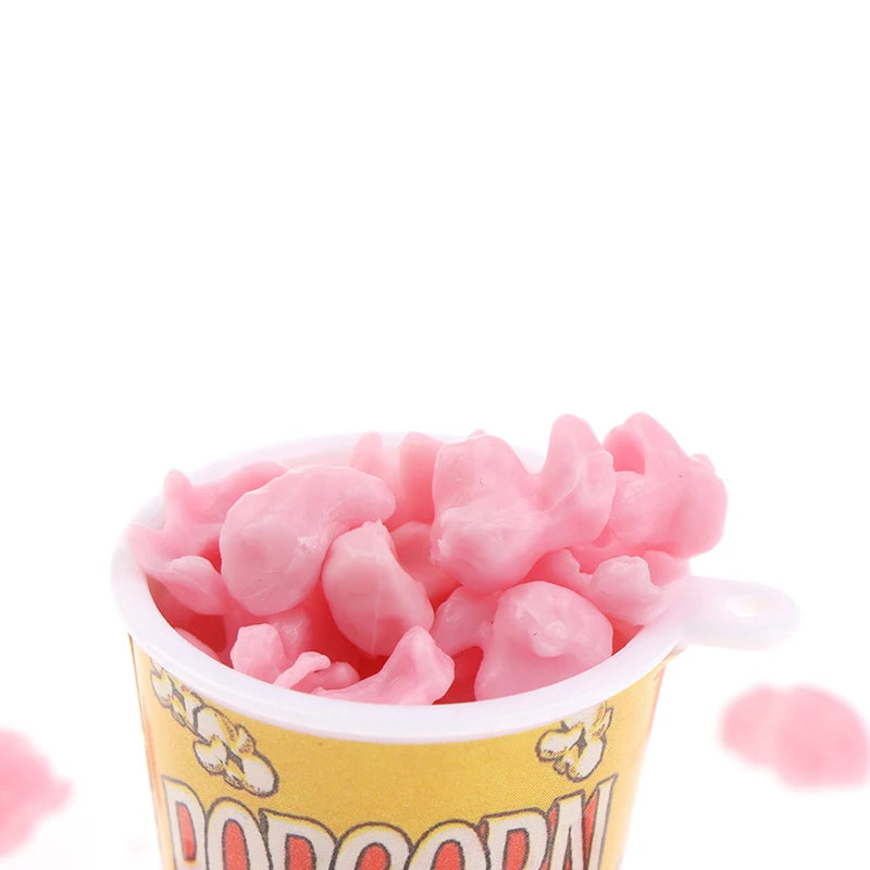 1:12 Snack per secchiello per popcorn in miniatura per casa delle bambole Fai finta di giocattoli per la decorazione alimentare