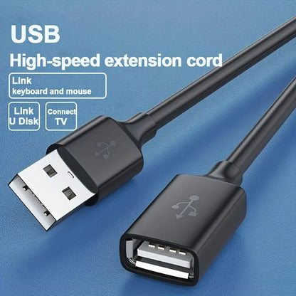 Cavo di prolunga USB 0.5/1/2/3/5 M cavo dati 3.0 per Laptop TV SSD 3 0 maschio a femmina connettore per stampante per fotocamera del Computer