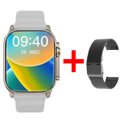 Nuovo Smartwatch 2026 Watch 10 Ultra 49mm con NFC, GPS, Chiamate Bluetooth, Musica BT, Giochi e Ricarica Wireless per Uomo e Donna
