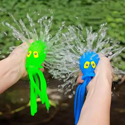 Polpo Giocattolo D'Acqua Per Bagno Dei Bambini Con Spray Creativo Antistress Divertimento