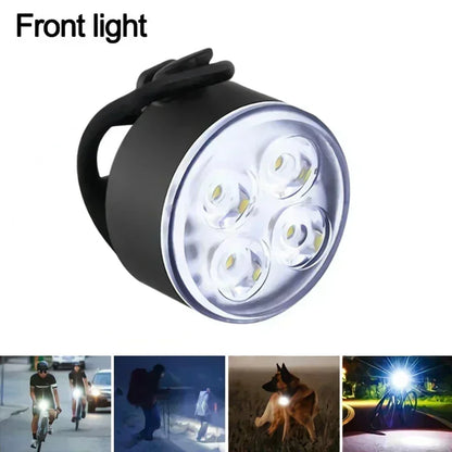 Set Luci Da Bicicletta Ricaricabili Frontale E Posteriore Impermeabili USB MTB Con Alta Luminosità