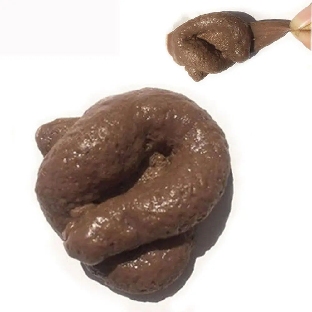 Giocattolo Realistico A Forma Di Cacca Per Adulti, Umoristico E Sicuro, Diametro 4 Cm Spessore 1,5 Cm