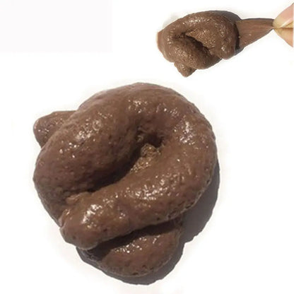 Giocattolo Realistico A Forma Di Cacca Per Adulti, Umoristico E Sicuro, Diametro 4 Cm Spessore 1,5 Cm