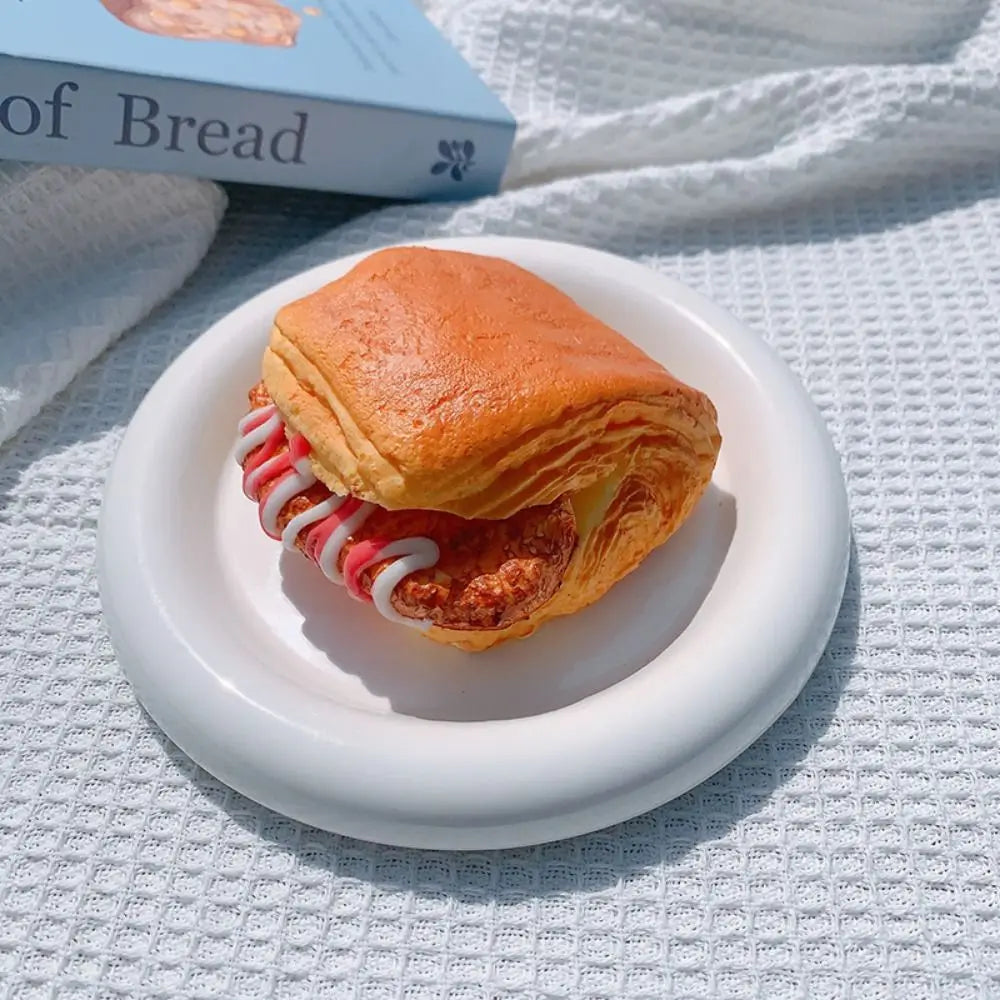 Simulazione Pane Tostato Squishy Giocattoli Ciambelle Lento Aumento Rimbalzo Spremere Giocattolo Antistress Giocattoli per Bambini Adulti Desktop Decor