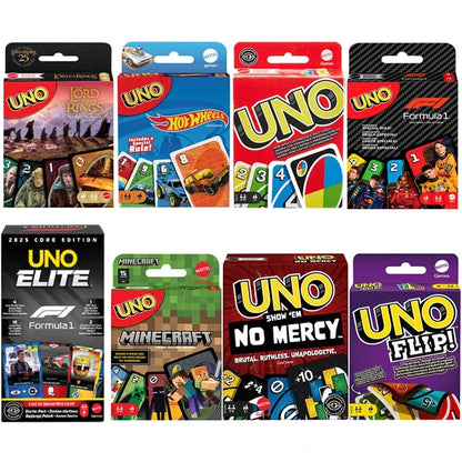 Giochi di carte da gioco UNO Filp, Super Mario, Minecraft, Lord of The Ring, Hot Wheels, No Mercy, giochi da tavolo sociali, giochi per bambini