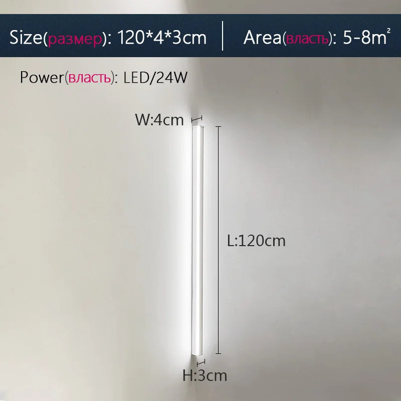 Lampada Da Parete Impermeabile Esterni Led Luce Giardino Recinzione Balcone Cancello Design Moderno