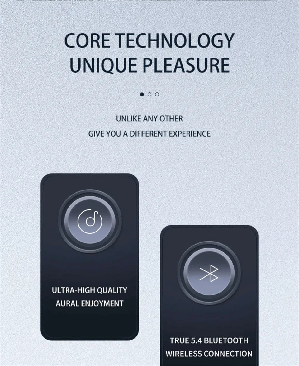 Auricolari Bluetooth Cuffie Wireless con Microfono Integrato Cancellazione Attiva del Rumore Vivavoce Impermeabili