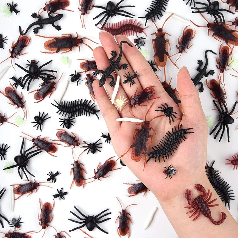 Insetti Finti Ragno Millepiedi Scorpione Plastica Bambini