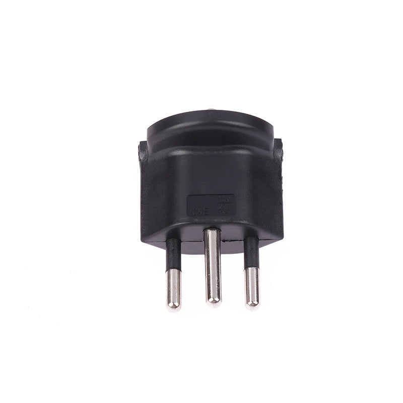 Adattatore Da Viaggio Spina Schuko A Tipo J Svizzera 10A 250V Compatibile Con Prese Europee Portatile