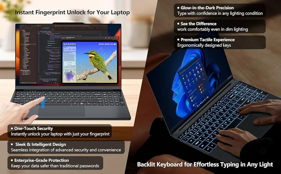 Laptop Da Gioco 15,6 Pollici Con Intel Core I9 10980HK Windows 11 16GB RAM SSD 1TB/2TB Tastiera Retroilluminata Impronta