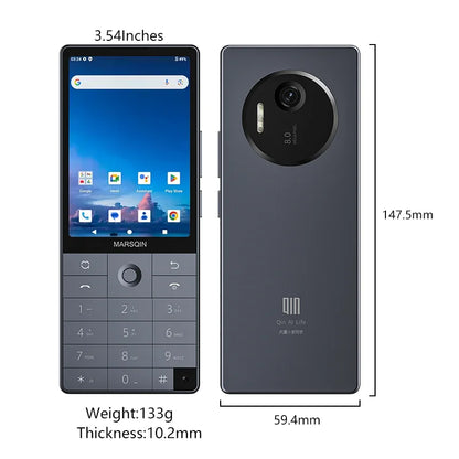 Qin F25 MTK8786 Non sbloccare Google Play Android 14 Schede SIM doppie 6 GB + 128 GB 2700 mAh WIFI Bluetooth Touch Schermo da 3,54 pollici