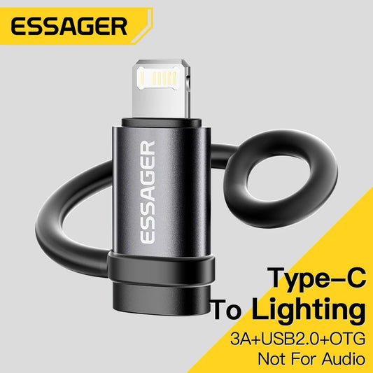 Adattatore USB-C a Lightning Femmina 3A Ricarica Rapida OTG Per iPhone E iPad Pro