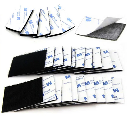 Nastro Velcro Autoadesivo Forte In Nylon Con Colla 10 Pezzi Per Fai Da Te E Artigianato
