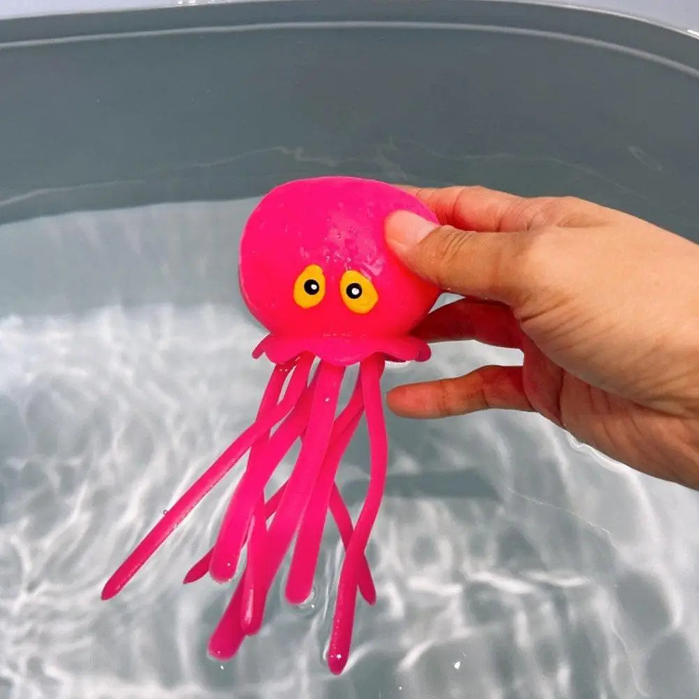 Polpo Giocattolo D'Acqua Per Bagno Dei Bambini Con Spray Creativo Antistress Divertimento