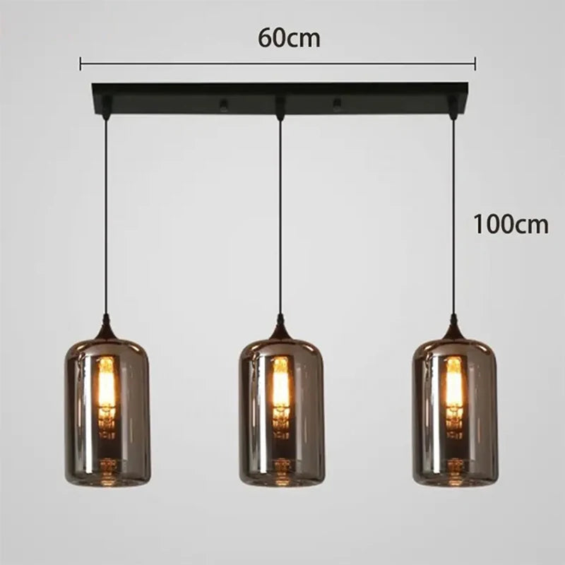 Lampada Sospensione Led Moderna In Acciaio Inossidabile Spazzolato per Soggiorno E Sala Da Pranzo