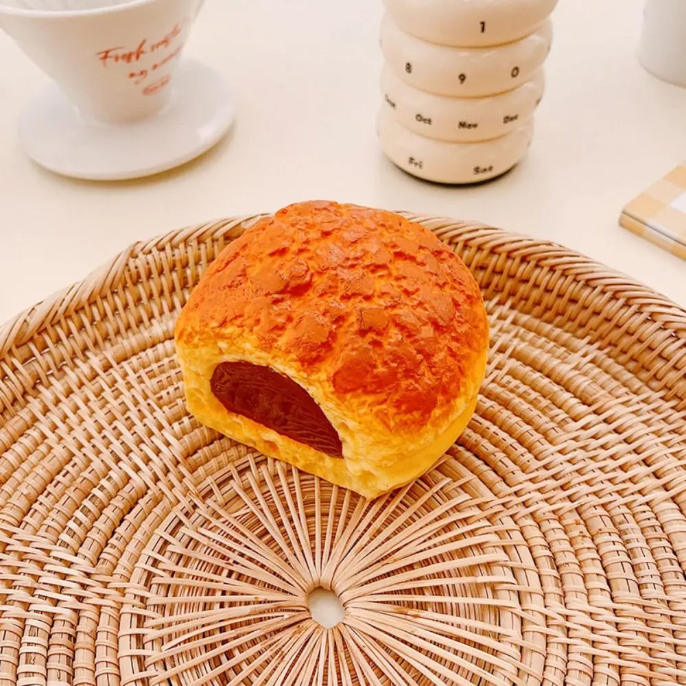 Simulazione Pane Tostato Squishy Giocattoli Ciambelle Lento Aumento Rimbalzo Spremere Giocattolo Antistress Giocattoli per Bambini Adulti Desktop Decor