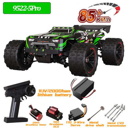9522PRO 85KM/H Auto RC ad alta velocità Brushless a quattro ruote motrici Off-road Drift 1:16 Auto da corsa professionale 9522 50KM/H Giocattolo per ragazzi