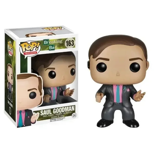 FUNKO POP Televisione Breaking Bad Gus Fring 167saul Goodman 163 Walter 160 MIKE 165 Jesse Pinkman 161 Figure in vinile Giocattoli di modello