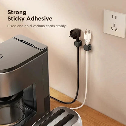 Portacavi magnetico con clip per cavi, porta cavi adesivo, organizer per cavi per la gestione della scrivania dell'home office